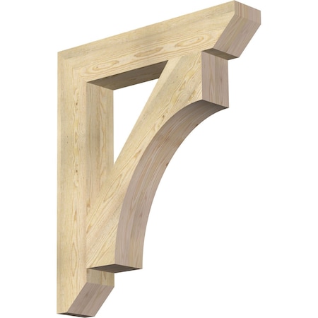 Ekena Millwork Westlake Slat Rough Sawn Bracket, Douglas Fir, 6"W x 34"D x 40"H BKT06X34X40WTL06RDF